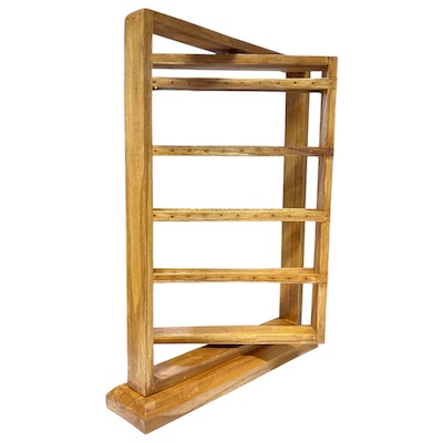 Spinning Wooden Earring Holder